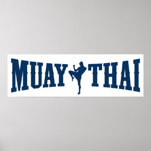 Muay Thai Logo Poster