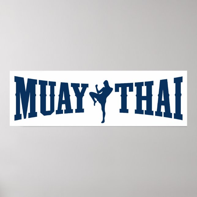 Muay Thai Logo Poster (Vorne)