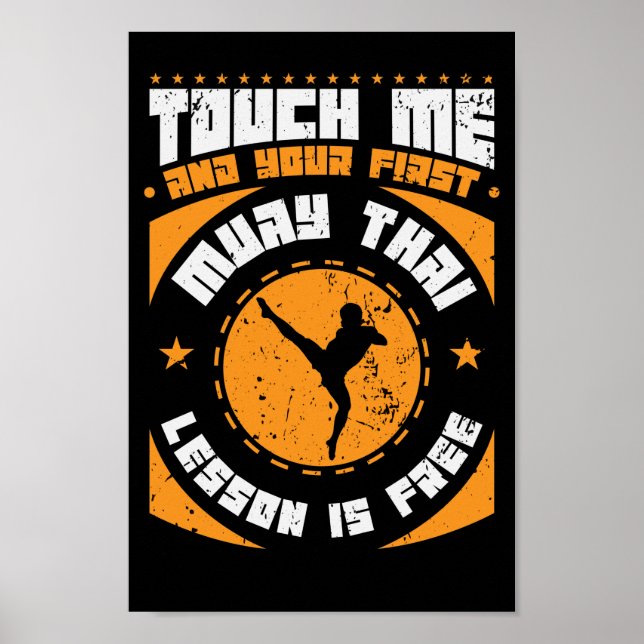 Muay Thai "mich æŌ Poster (Vorne)