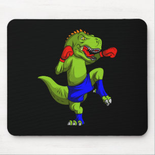 Muay Thai Mixed Martial Arts Fighter T-rex Mixed M Mousepad