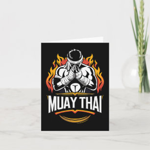 Muay Thai Mixed Martial Arts Thai Boxing Fighter Karte