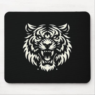 Muay Thai Mma Kampf Tattoo Tiger Brüllen Kickboxen Mousepad