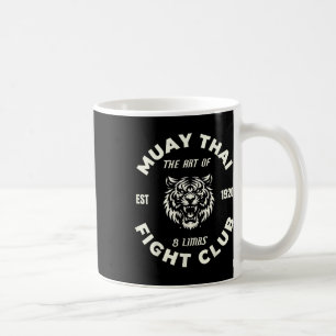 Muay Thai Mma Kampf Tattoo Tiger Kunst der 8 Glied Kaffeetasse