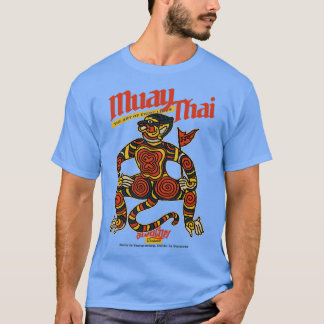 Muay Thai Monkey Tattoo Pain is Temporary Pride is T-Shirt