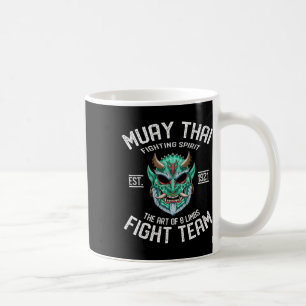 Muay Thai Oni Dämon Fight Team - Nak Muay, Kickbox Kaffeetasse