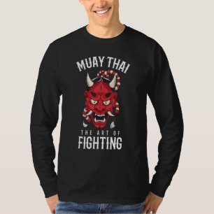 Muay Thai Oni Dämon Thai-Boxen japanischer Oni T-Shirt