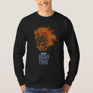 Muay Thai Oni-Maske Hannya  Thailand Thai-Boxen MM T-Shirt