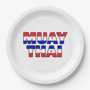 Muay Thai Pappteller