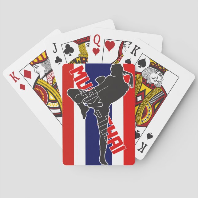 Muay Thai Playing Cards / Baralho Muay Thai Spielkarten (Rückseite)