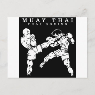 Muay Thai Postkarte