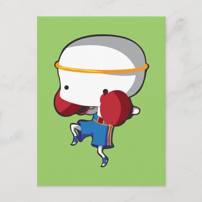 Muay Thai Postkarte (Vorderseite)