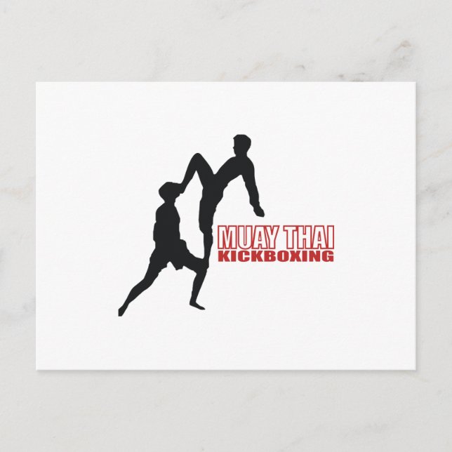 Muay Thai Postkarte (Vorderseite)