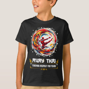Muay Thai Respekt MMA Kickboxen Thai-Boxen T-Shirt