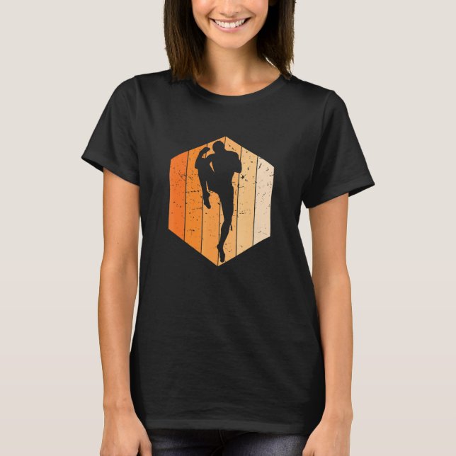 Muay Thai Retro Boxer T-Shirt (Vorderseite)