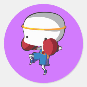 Muay Thai Runder Aufkleber