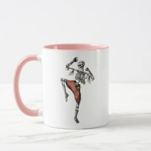 Muay-Thai-Skelett Tasse