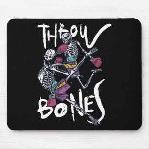 Muay Thai Skelett - Thai-Boxen und Kickboxen Mousepad