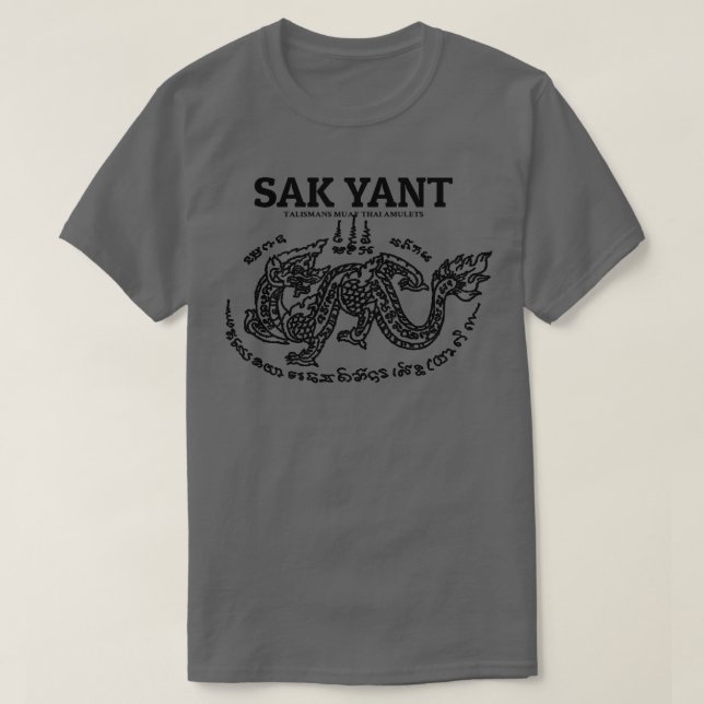 Muay Thai Tattoo Dragon 1 T-Shirt (Design vorne)