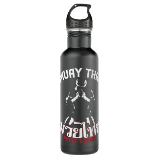 Muay Thai Thai Boxing Geschenk für Muay Thai Fight Edelstahlflasche
