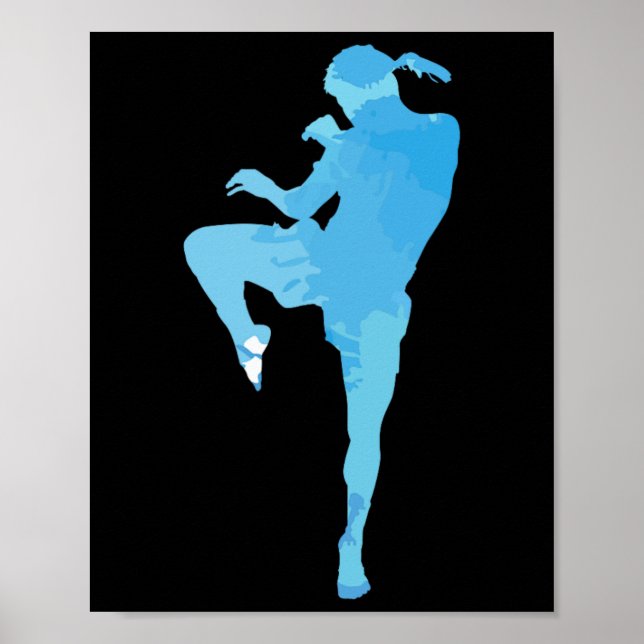 Muay Thai Thai Boxing Sport Poster (Vorne)