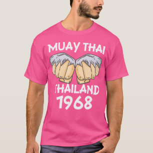 Muay Thai Thailand 1968 Fighter Martial Arts Mixed T-Shirt