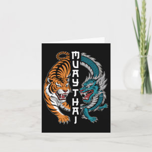 Muay Thai Thailand Boxing Muay Thai Fan Men Women Karte