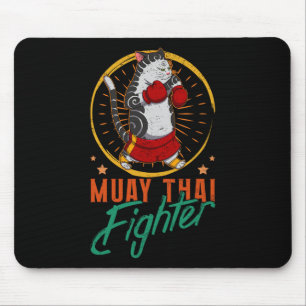 Muay Thai Thailand Faust Ring Knie Kämpfer Technik Mousepad