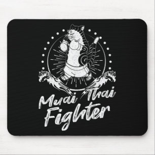 Muay Thai Thailand Faust Ring Knie Kämpfer Technik Mousepad