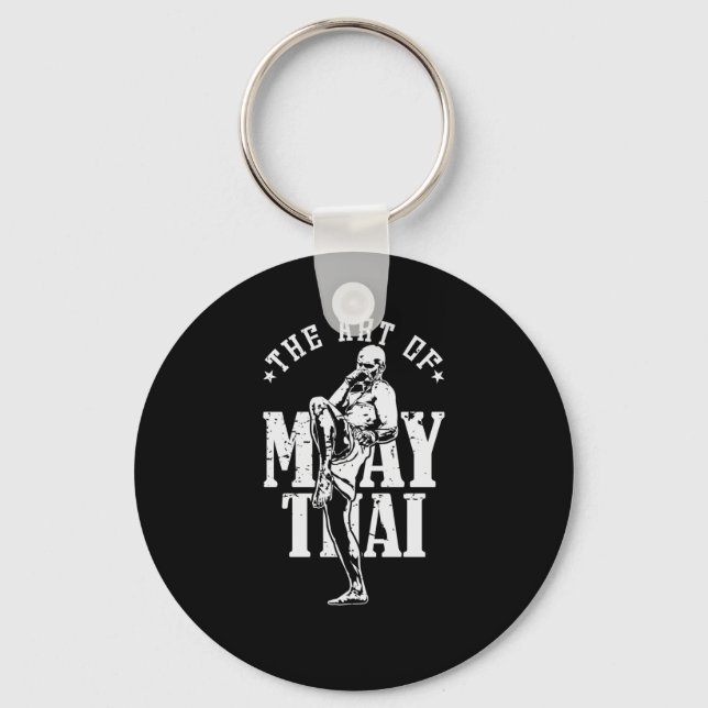 Muay Thai "The Art of Muay Thai" Schlüsselanhänger (Vorderseite)