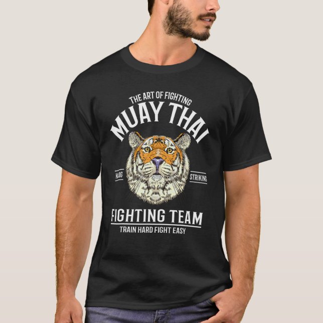 Muay Thai Tiger Fighting Team T-Shirt (Vorderseite)