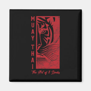 Muay Thai Tiger Kunst der 8 Gliedmaßen Kickboxen G Magnet