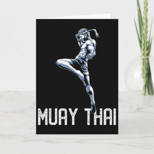 Muay Thai Tiger - Nak Muay, Kickbox-Geschenk Karte