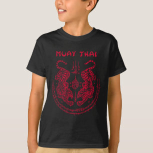 Muay Thai Tiger Sak Yant Spirituelles Kickboxen Th T-Shirt