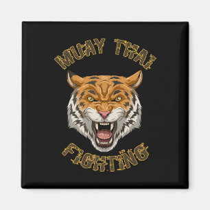 Muay Thai Tiger - Thai-Boxen und Kickboxen-Geschen Magnet