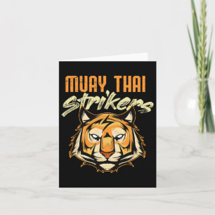 Muay Thai Tiger Thai Boxing Thailand Kickboxing Karte