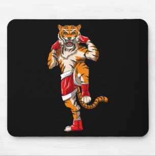 Muay Thai Tiger - Thailändisches Boxen und Kickbox Mousepad
