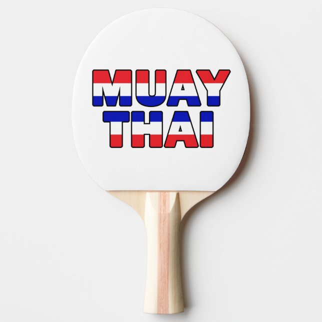Muay Thai Tischtennis Schläger (Vorderseite)