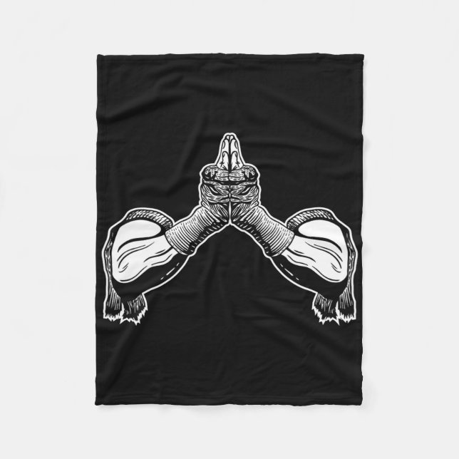 Muay Thai Traditionelle Woche Fleecedecke (Vorderseite)