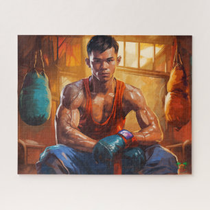 Muay Thai Training: Der Kampf beginnt Puzzle