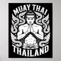 Muay Thai Training Kickboxen Thailand Vintage Tig