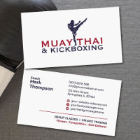 Muay Thai und Kickboxing Coach - Blue Red
