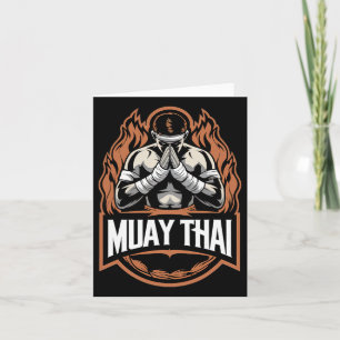 Muay Thai und Thai Boxkampf Karte