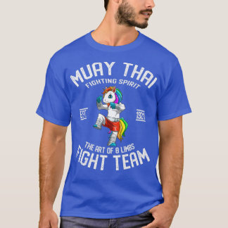 Muay Thai Unicorn Fight Team Kickboxing Unicorn T-Shirt