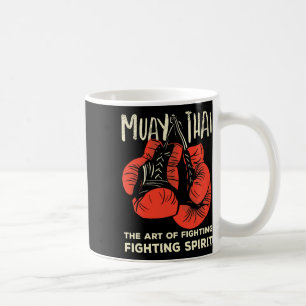Muay Thai Vintage Retro Kampfsport Kickboxen Kaffeetasse