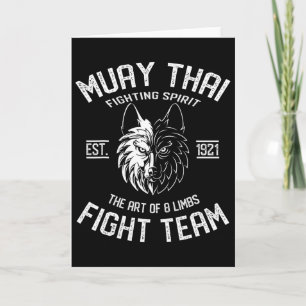 Muay Thai Wolf Fight Team - Nak Muay, Kickboxen G Karte