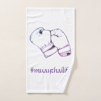 Muay thailändische Boxhandschuhe Handtuch