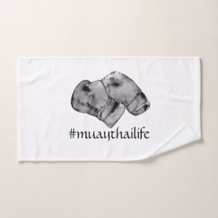 Muay thailändische Boxhandschuhe Handtuch