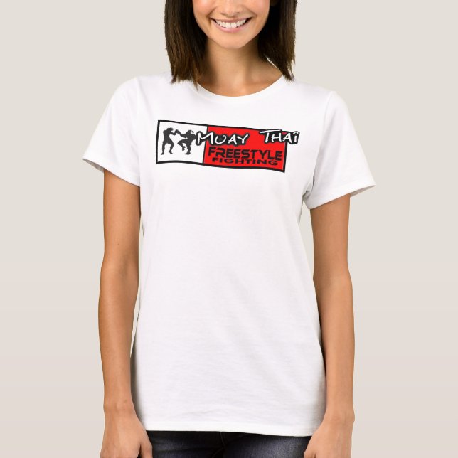 Muay thailändische Freistil-Spaghettispitze T-Shirt (Vorderseite)
