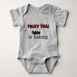 Muay thailändisches Baby - im Training Baby Strampler