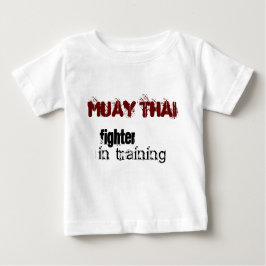 Muay thailändisches Baby - Kämpfer im Training T-shirt